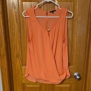 Women's Sleeveless Peach/coral Top